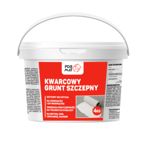 GRUNT SCZEPNY KWARC PODKŁAD POD PŁYTKI 4KG GOTOWY do nakładania biały